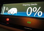 Dashboard shows zero as we charge at Clacket Lane