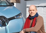 Terry Thompson of DriveEasy and his Renault Zoe Dynamique Zen